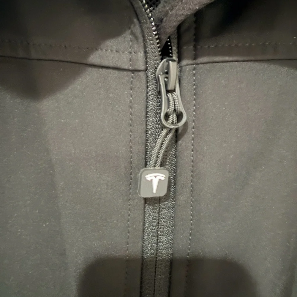 Tesla Black Women's Softshell Employee Corporate Full Zip Jacket Size M